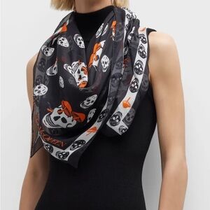 Alexander McQueen - Skulls & Mushrooms Silk Scarf